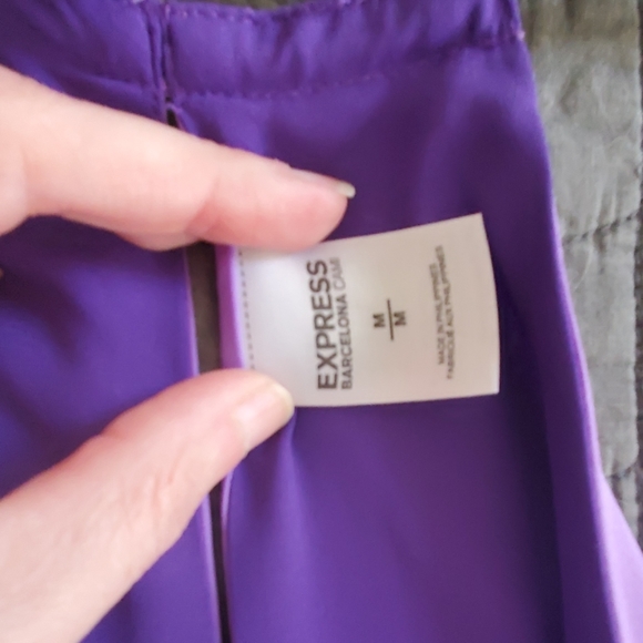 Express Reversable Purple Tank - Picture 3 of 3